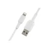 Belkin PVC USB-A į Ligh tning 2m balta
