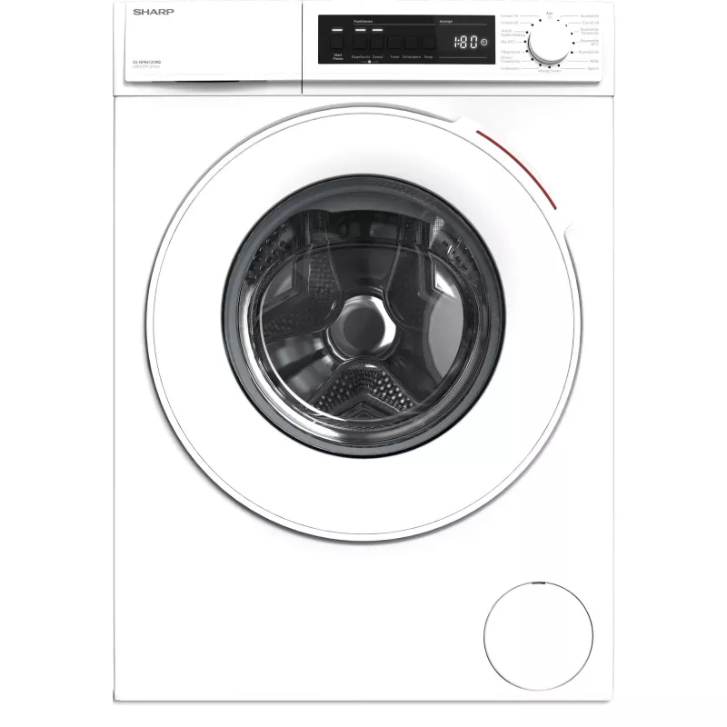 Sharp ES-NFW612CWB-DE skalbimo mašina priekinio įkrovimo 6 kg 1200 aps./min. Balta