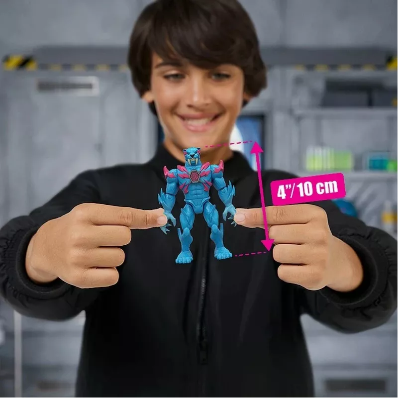 Cobi Mr Beast Lab Hybrids figūrėlių rinkinys — kolekcionuojami veiksmo figūrėlės