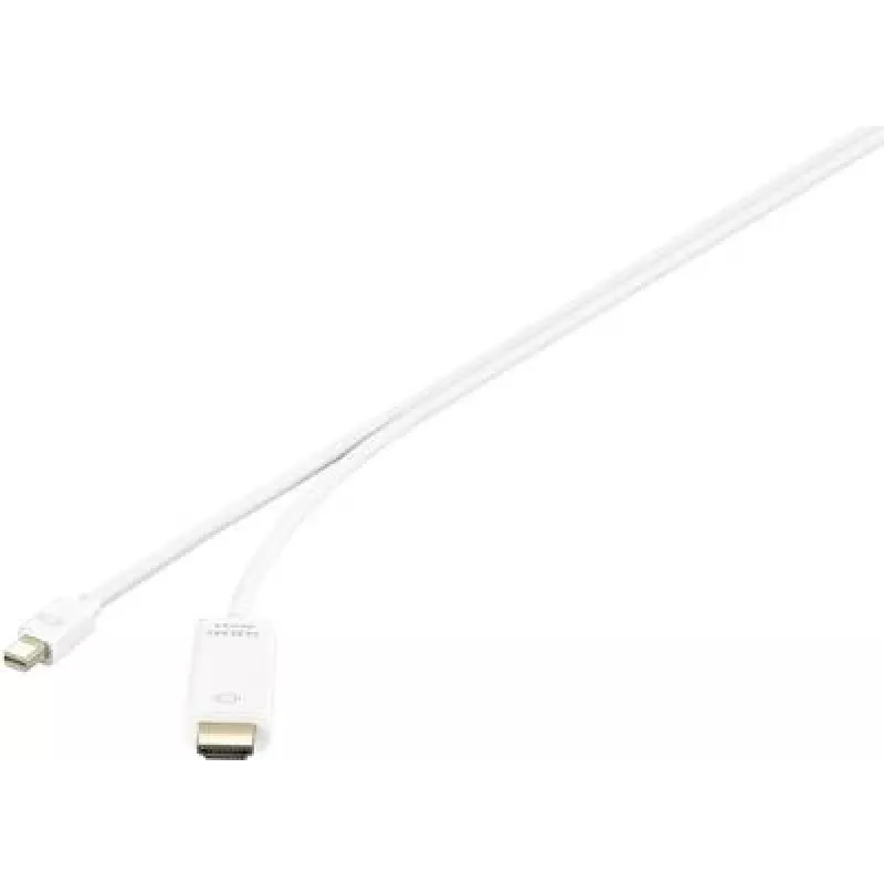 Renkforce RF-3697528 Vaizdo kabelio adapteris 1 m Mini DisplayPort HDMI Baltas (RF-3697528)
