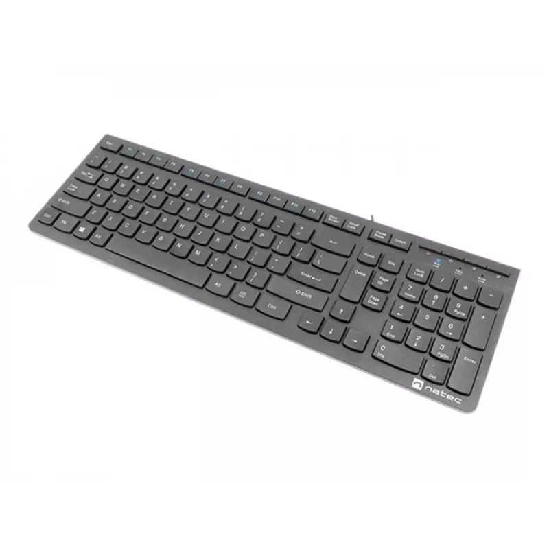 Natec Discus 2 - klaviatūra - QWERTY - JAV - juoda - Klaviatūra - JAV anglų - juoda