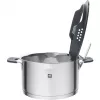 ZWILLING SIMPLIFY 66870-004-0 puodų rinkinys iš nerūdijančio plieno 4 vnt. Sidabrinė, juoda
