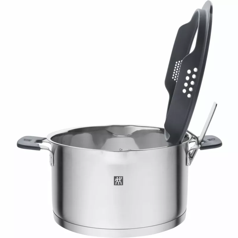 ZWILLING SIMPLIFY 66870-004-0 puodų rinkinys iš nerūdijančio plieno 4 vnt. Sidabrinė, juoda