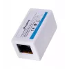 Tinklo šakotuvas LANBERG AD-RJ45-RJ45-OU6 — baltas RJ-45 1 įėjimas į 1 išėjimą