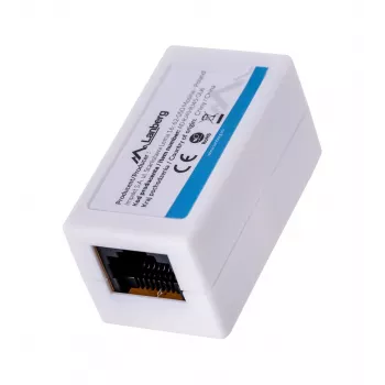 Tinklo šakotuvas LANBERG AD-RJ45-RJ45-OU6 — baltas RJ-45 1 įėjimas į 1 išėjimą