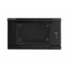 Sieninis stovas LANBERG WF02-6606-10B 6U 600x374.3x600 mm nerūdijantis plienas juodas