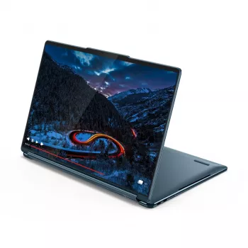 Lenovo Yoga Book 9 14IAH10 Intel Core Ultra 7 255H 35,6 cm (14 inch) jutiklinis ekranas 2.8K 32 GB LPDDR5x-SDRAM 1 TB SSD Wi-Fi 7 (802.11be) Windows 11 Pro žalsvai mėlyna