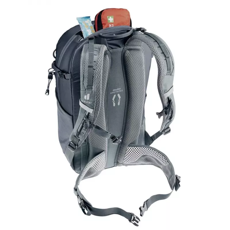 Krepšys DEUTER Trail 25 — 25 l žygių dieninė kuprinė, juoda-skalūno
