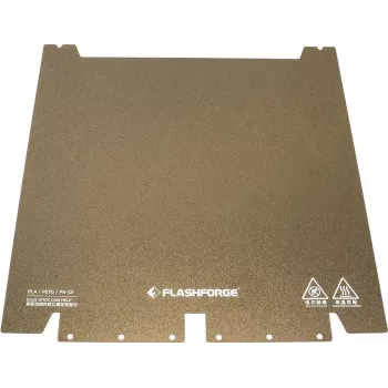 Plieninė konstrukcinė plokštė 3D spausdintuvui Flashforge GUIDER3 PLUS, Ultra PEI paviršius, Originali dalis 70002484002