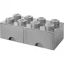 Room Copenhagen - LEGO Brick Drawers 8 - Pilka (40061740) (40061740)