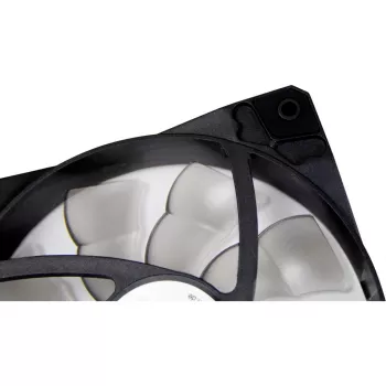 INTER-TECH Argus L-12025 120 mm korpuso ventiliatorius – juodas