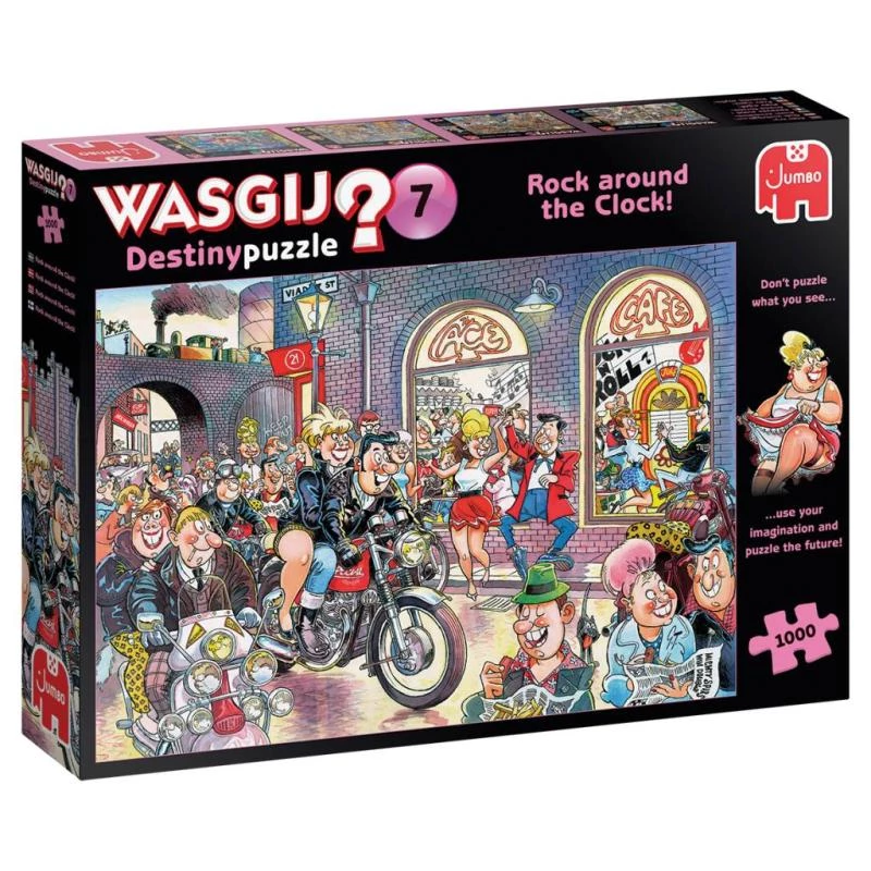 Jumbo Spiele Jumbo Wasgij Destiny 7 Rock around the Clock 1000 Pieces Puzzle 81929 (81929)