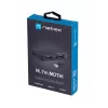USB šakotuvas NATEC Moth 4 prievadų USB 3.2 Gen 1 Type-A (5000 Mbit/s), maitinamas per USB, juodas, 0,15 m laidas