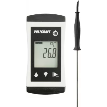 VOLTCRAFT PTM 100 + TPT-200 temperatūros matavimo prietaisas -200 - 450 °C zondo tipas Pt1000 IP65