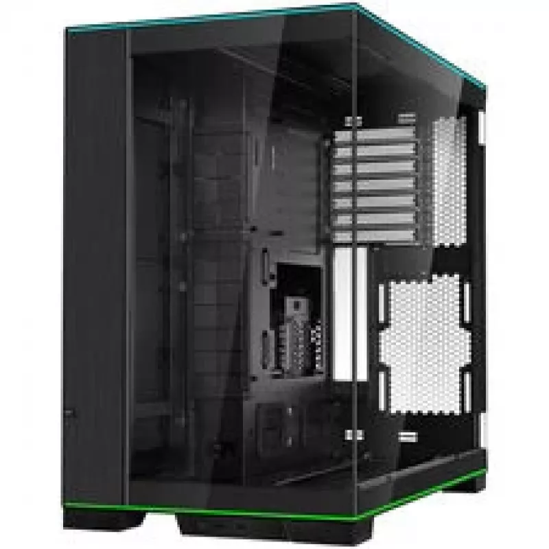 Lian Li O11 Dynamic EVO RGB PC korpuso rinkinys, Midi-Tower, ARGB, Grūdintas stiklas + 6x UNI FAN SL-INF atvirkštinio srauto ventiliatorius - juoda
