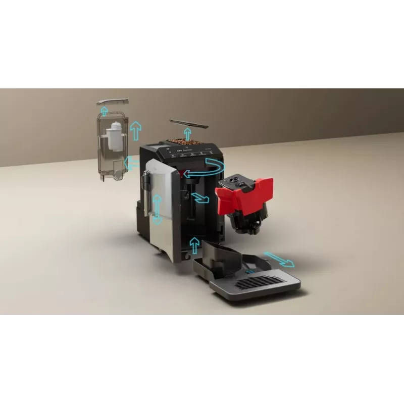 Siemens TF303E01 EQ300 espreso aparatas (sidabrinis; 1300 W)