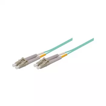komutacinis kabelis LWL Duplex OM3 (Multimode, 50/125) LC/LC, LSZH, reversinio poliškumo, 15 m, Good Connections®