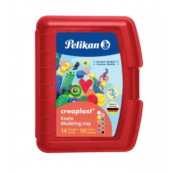 Modeliavimo molis Pelikan Creaplast 240 g Daugiaspalvis 14 vnt.