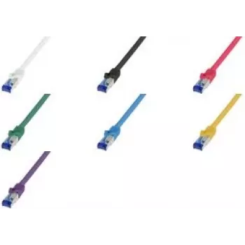 Logilink Professional Ultraflex - Patch-Cable - RJ-45 (M) į RJ-45 (M) - 7,5 m - 6 mm - S/FTP - Cat.7 Raw Cable (Cable) / CAT 6a (Ports) - Halogen-Free, Moulded, Snagless - Raudona, RAL