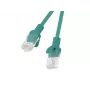 LANBERG Cat5e U/UTP komutacinis kabelis RJ-45 į RJ-45 2 m žalias, CCA 26 AWG, HDPE apvalkalas, 100 MHz