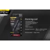 Taktinis žibintuvėlis Nitecore P10 V2 — 1000 lm, IP68 atsparus vandeniui, smūgiams, 95 g, suderinamas su 18650/CR123