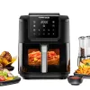 Karšto oro gruzdintuvė Rommelsbacher FRH 1700 Single 8 L stacionari 1700 W su 10 programų ir LED ekranu