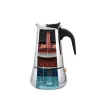 Moka pot Maestro MR-1660-9, kavos virimo aparatas ant viryklės 6 puodeliams, juodas