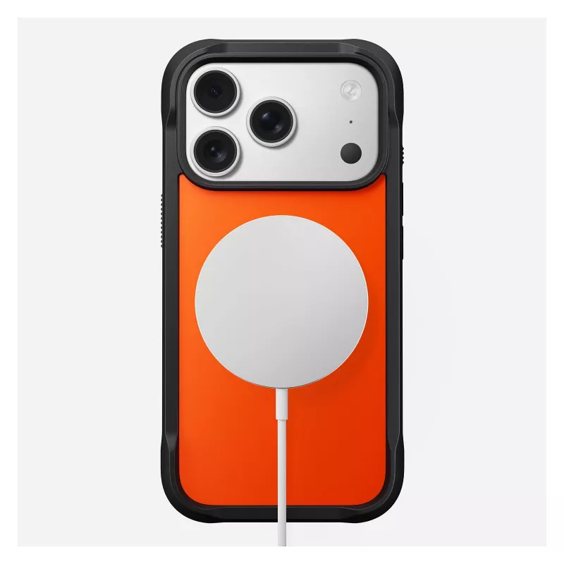 Mobiliojo telefono dėklas Nomad Rugged Case, skirtas iPhone 17 Pro — 16 cm (6,3 colio), oranžinis