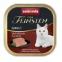 Šlapias kačių ėdalas animonda Vom Feinsten adult jautiena 100 g dėkle, be grūdų, be glitimo ir sojos