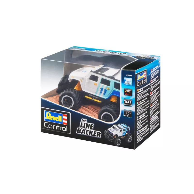 Car Revell Line Backer by REVELL — recommended age 6+, colours: Juoda, blue, white