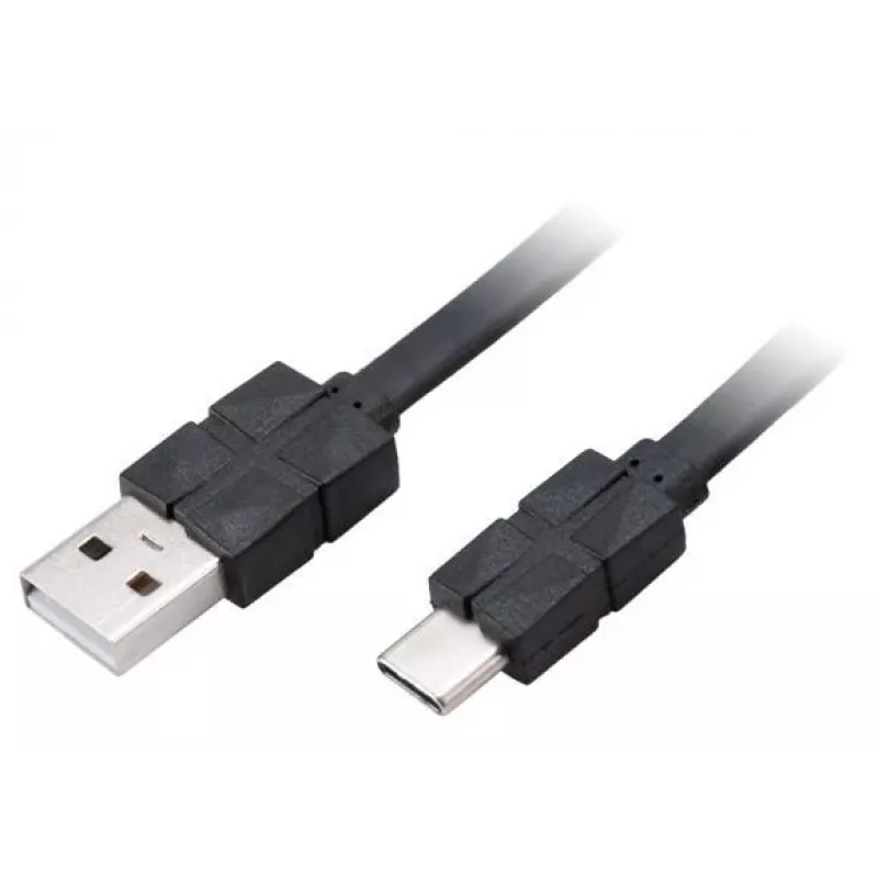 Akasa PROSLIM plonas ir aptakus USB įkrovimo ir sinchronizavimo laidas, Type A į C – laidas – skaitmeninis/duomenų