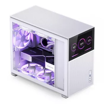 Kompiuterio korpusas Jonsbo D31 MESH Midi Tower baltos spalvos