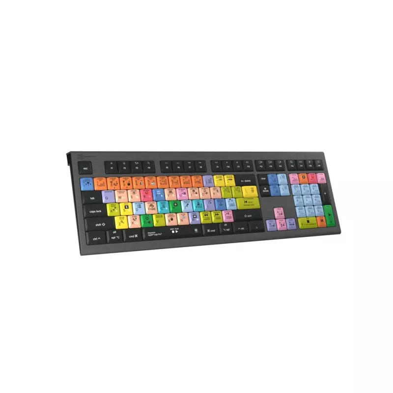 Klaviatūra Logickeyboard LKB-LOGXP2-A2M-UK Universali USB QWERTY UK anglų Juoda