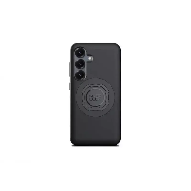 Telefono laikiklio adapteris Quad Lock MAG, skirtas Samsung Galaxy S25 — magnetinis laikiklis, smūgiams atsparus nailonas, palaiko belaidį įkrovimą, 6,2 colio dėklui