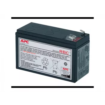 APC baterija Replacement Cartridge APCRBC106 (OEM), Sealed Lead Acid (VRLA), 1 vnt., Juoda, RoHS, 2.5 kg, 102 mm