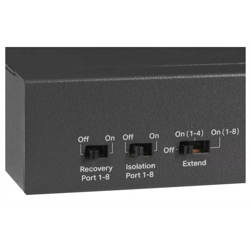 Switch Mercusys MS110P 10 Portų 10/100Mbps POE+ 8 Prievadai (1.0 versija)