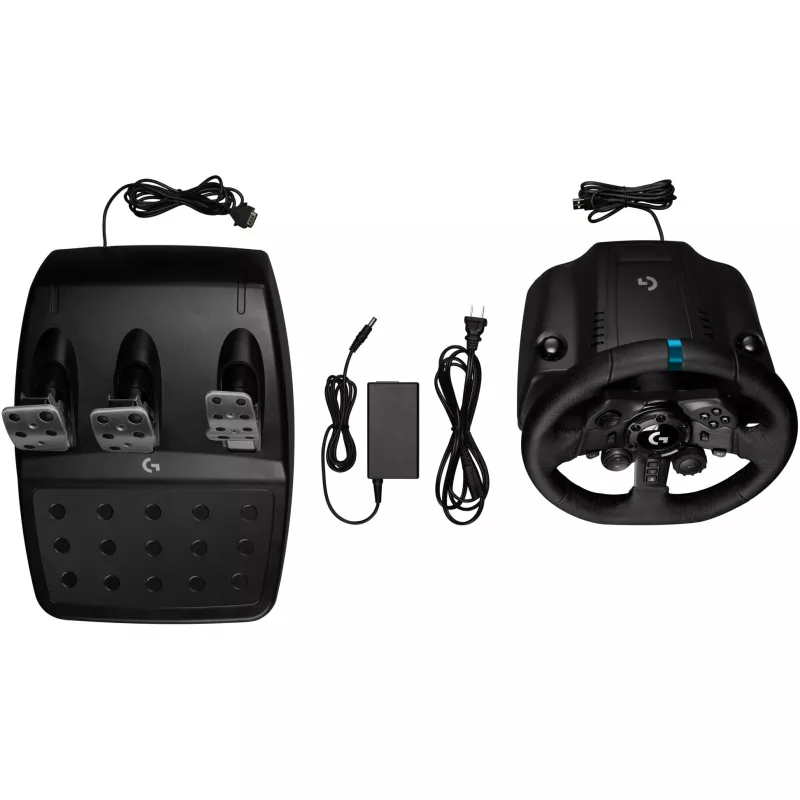 Logitech G G923 SE Black USB 2.0 vairas + pedalai + svirtis PC, PlayStation 4, PlayStation 5 (991-000531)