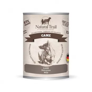 NATURAL TRAIL Dog with Game 800g