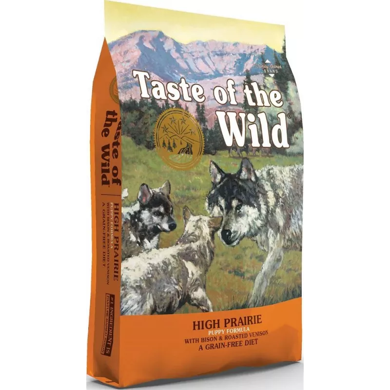 TASTE OF THE WILD Puppy High Prairie - sausas šunų ėdalas - 12,2 kg