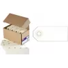 agipa bagažo etiketė, 80 x 38 mm, smėlio spalvos kartonas 160 g/m² su skylutės sutvirtinimu, neutrali, be vielutės