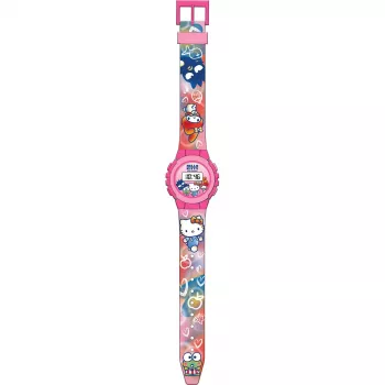 Vaikiškas laikrodis No name HK50153 — Hello Kitty dizainas, modelis HK50153, kvarcinis mechanizmas