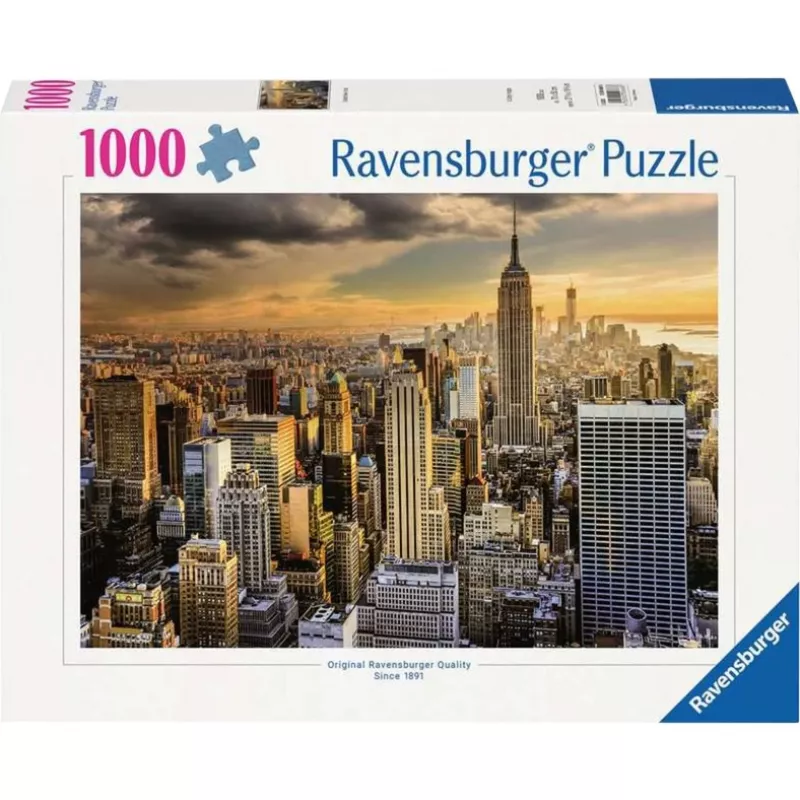 Dėlionė Ravensburger Didysis Niujorkas 1000 detalių, suaugusiųjų dėlionė, 1000 vnt.
