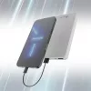 Išorinė baterija Extralink EPB-078W 10000 mAh balta, USB-C, 10 W išvestis, įkrauna iki 2 įrenginių
