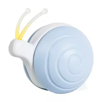 Interaktyvus kačių žaislas Cheerble Wicked Snail CWJ02 — mėlynas, motorizuota judanti sraigė katėms