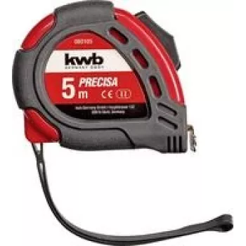 Matavimo juosta KWB PRECISA BANDMASS 5 m — KWB 060105, 5 m ilgio, ištraukiama