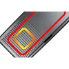 Elektrinis stalo grilis Rommelsbacher BBQ 2003 — 1900 W, 50×25 cm, briaunotas + Teppanyaki, reguliuojamas termostatas, sidabrinė/juoda