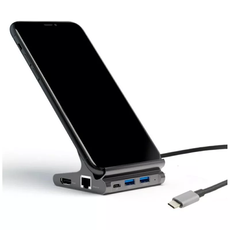 Laikiklis planšetei/išmaniajam 7in1 Dex HDMI/RJ45