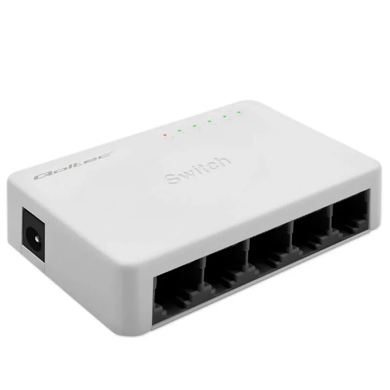 Tinklo komutatorius 5xRJ45 prievadas 100Mbps LAN