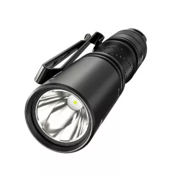 Rankinis žibintuvėlis Nitecore MT1A Pro — LED 50 lm, USB įkraunamas, 1100 mAh, aliuminis, atsparus vandeniui, atsparus smūgiams, juodas