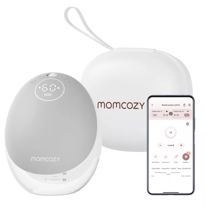 Pientraukis Momcozy M9 vienas pilkas
